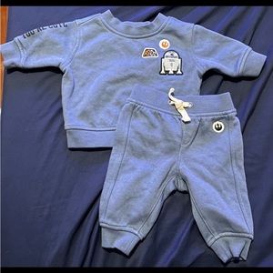 Star Wars infant sweat outfit